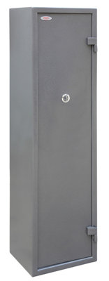 Phoenix Tucana GS8017K 7 Gun Safe with Internal Ammo Box and Key Lock.