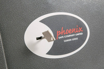 Phoenix Vela Home & Office SS0800K Size 1 Security Safe with Key Lock