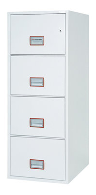 Phoenix World Class Vertical Fire File FS2254K 4 Drawer Filing Cabinet ...