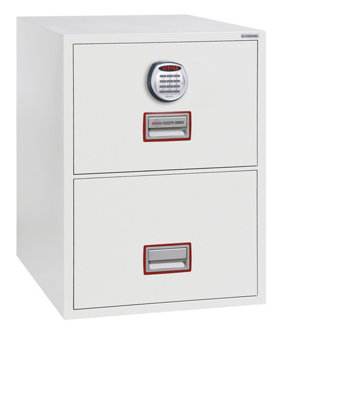 Phoenix World Class Vertical Fire File FS2272E 2 Drawer Filing Cabinet ...