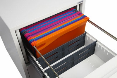 Phoenix World Class Vertical Fire File FS2272E 2 Drawer Filing Cabinet ...