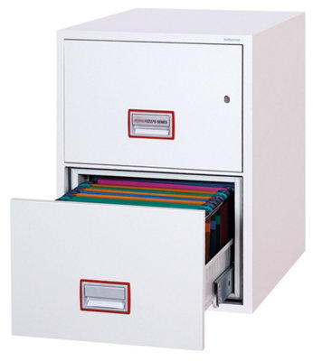 Phoenix World Class Vertical Fire File FS2272K 2 Drawer Filing Cabinet ...