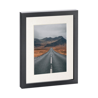 Photo Frame with 5" x 7" Mount - 8" x 10" - Black/Ivory