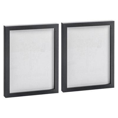 Photo Frames - 8" x 10" - Black - Pack of 2