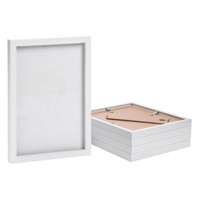 Photo Frames - A4 (8" x 12") - White - Pack of 5