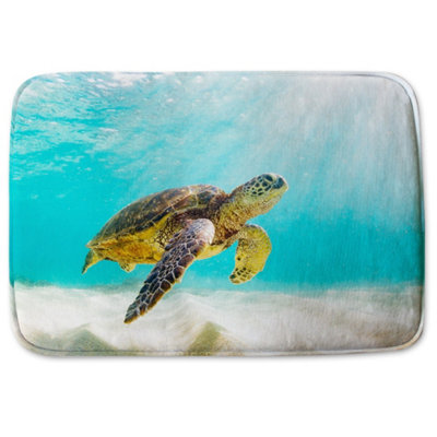 photo of Sea turtle in the Galapagos island (Bathmat) / Default Title Price Comparisons | Compare The Build