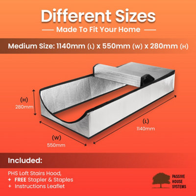 Phs Heavy-Duty Loft Hood Kit 550x1140x280mm - 8