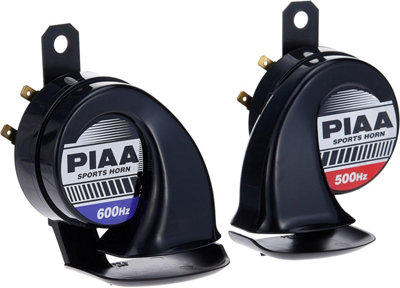 PIAA Sports Dual Tone Horn 500/600Hz 115db High Pitch LOUD - Universal Fitment
