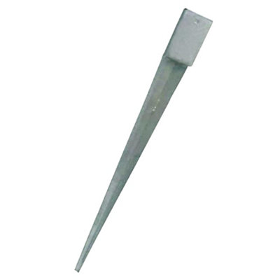 Picardy Fence Grip Spike Silver (7.5 x 7.5 x 75cm)