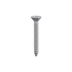 Picardy Flat Self Tapping Screws (Pack of 200) Silver (One Size)