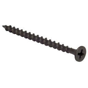 Picardy Phosphate Drywall Screws (Pack Of 1000) Black (0.35 x 2.5cm)