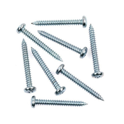 Picardy Self Tapping Panhead Screw (Pack Of 200) Silver (4 x 20mm)