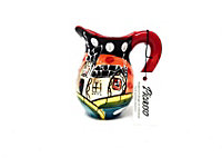Picasso Hand Painted Design Ceramic Kitchen Dining Small Pourer Jug (H) 12cm