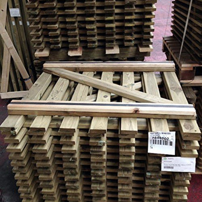Picket Garden Fence Gate Hand Built Treated Wood 90cm (3ft) Tall x 90cm (3ft)