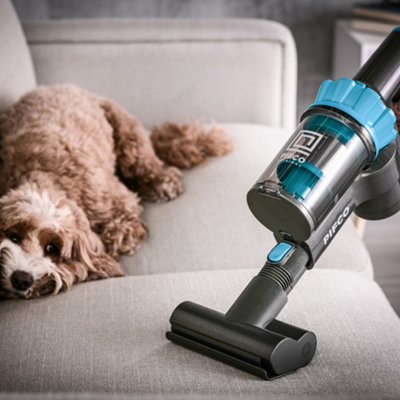 PIFCO 250W Pet Pro Cordless Vacuum Cleaner - 2-in-1 Stick Vacuum Cleaner - Rechargeable Battery - 35min Runtime
