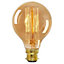 Pifco 2PC Ambient Glow Vintage Style Light Bulbs G125 40W 200Lm B22