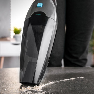 PIFCO Handheld Vacuum Cleaner - Car Vacuum Cleaner  - 4KPA suction - With Rechargeable Base - Washable filter - Lightweight