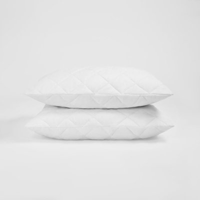 Pillow Protector Cases Soft Touch Cushion Cover 2 Pack Pinsonic Quilted Set Pair - 3
