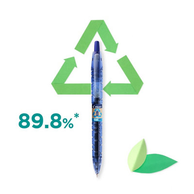Pilot B2P BeGreen Rollerball Pen - 1 Pack (Red) 0.7mm Medium Tip ...