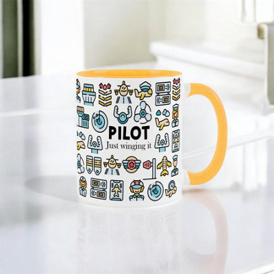 Pilot Mug - Humorous Aircraft Pilot/Aviator Themed Novelty Gifts - Tea ...