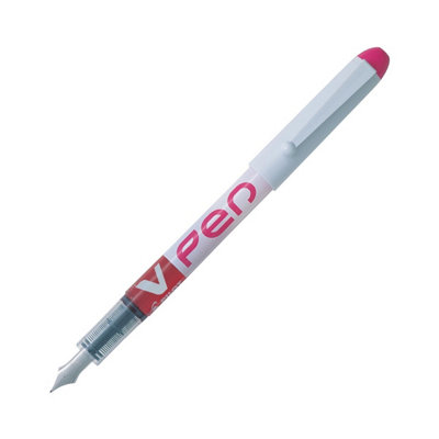 Pilot V Pink Disposable Fountain Pen Set - 12 Pack (Pink) Medium Nib ...