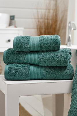 Pima Cotton Luxury Bliss Bath Towel Seagrass DIY at B Q