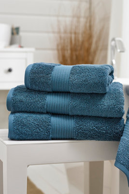 Bliss Egyptian Cotton Luxury Towels, Size: Tub Mat, Blue