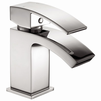 Pimlico Mini Mono Basin Mixer Tap with Click Clack Waste - Chrome