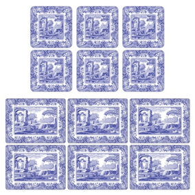 Pimpernel Blue Italian Placemats and Coasters Set of 6