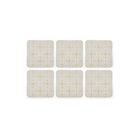 Pimpernel Coasters Luxe Set of 6 Drink Mats