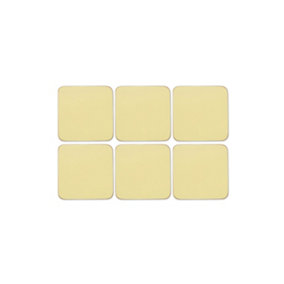 Pimpernel Coasters Sunny Yellow Set of 6 Drink Mats