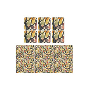 Pimpernel Dancing Branches Placemats and Coasters Set