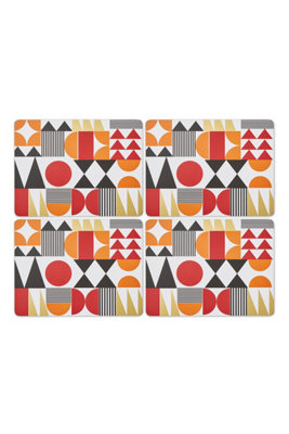 Pimpernel Placemats Go Bold Set of 4 Table Mats