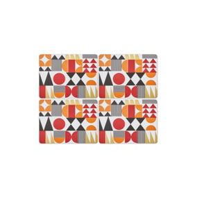 Pimpernel Placemats Go Bold Set of 4 Table Mats