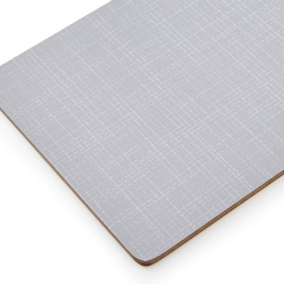 Pimpernel Placemats Hessian Grey Set of 6 Table Mats