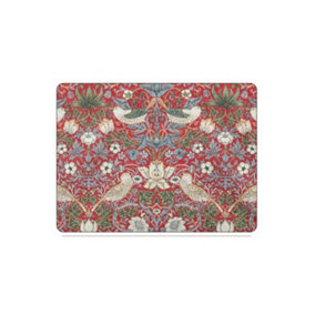 Pimpernel Strawberry Thief Red Placemats Set of 6