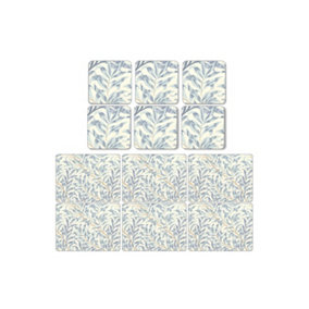 Pimpernel Willow Boughs Blue Placemats and Coasters Set