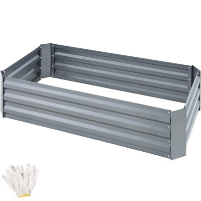 Pimpinella Zinc-Plated Raised Bed - grey