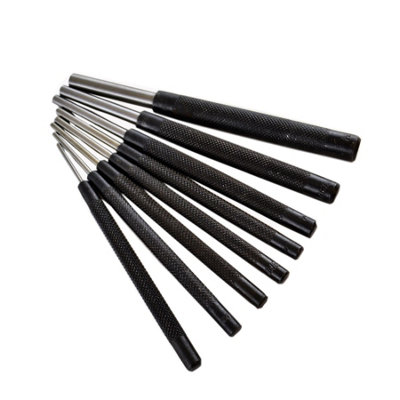 Pin Punch Set Drifting Parallel Punches Metric 2.4mm 9.5mm Bergen 8pc Set DIY at B&Q