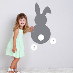 Pin the Tail on the Bunny Wall Sticker