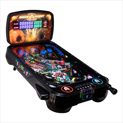 Pinball table with legs, Digital Scoreboard/Memory: Electronic displays ...