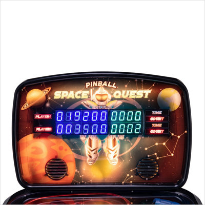 Pinball table with legs, Digital Scoreboard/Memory: Electronic displays ...