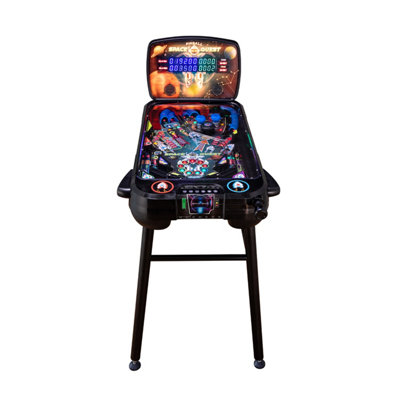 Pinball table with legs, Digital Scoreboard/Memory: Electronic displays ...
