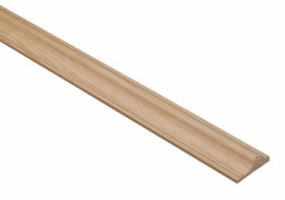 Pine Decorative Dado Rail Narrow Moulding Pack of 8 (L)2.4m (W)45mm (T)15mm