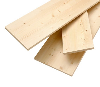 Pine Furniture Board 400(W) x 2350(L) x 18(T)mm (pack of 2) FREE DELIVERY