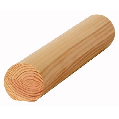 Pine Handrail Mopstick 4.2m Wall Mounted Handrail UK Manufactured Traditional Products Ltd