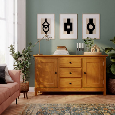 Pine living room cabinet.