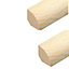 Pine Quadrant Timber 9mm x 9mm 1.2m x 4 Total 4.8m tm670