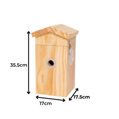 Pine smart bird house and Camera with Solar Panel