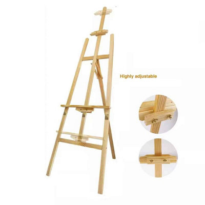 Pine Wood Table Easel Adjustable For Artist Easel Painting Craft Wooden ...